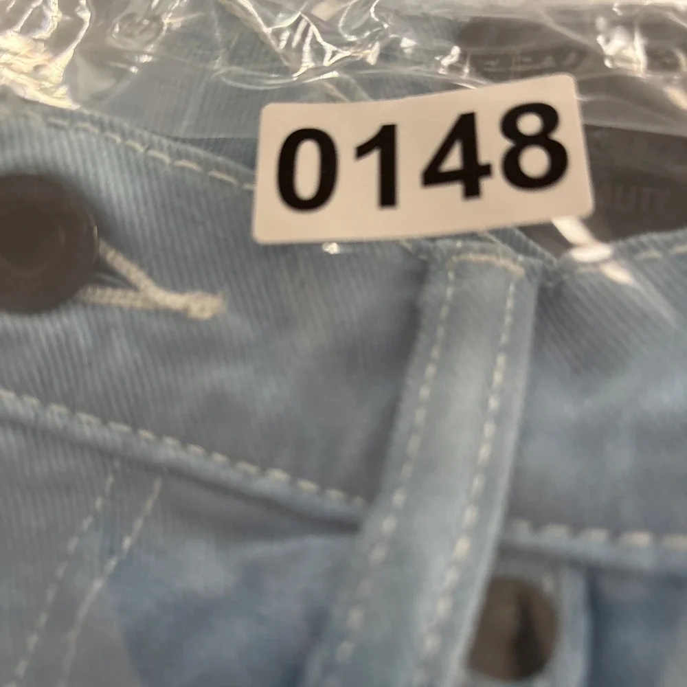 Levis 511 Slim Fit Custom Patchwork Ombre Blue Jeans W32 L32 DIY Streetwear